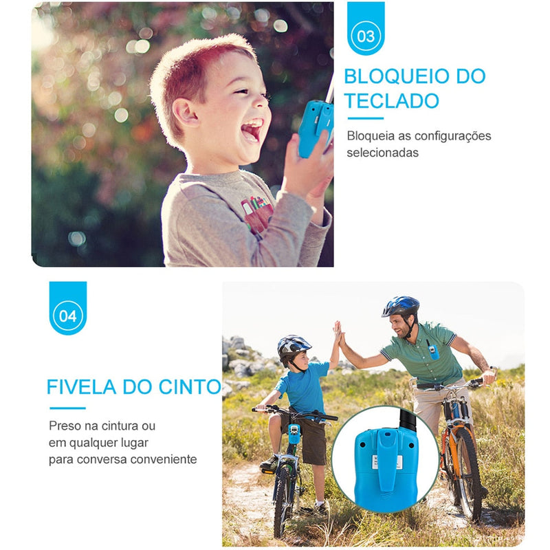 Walkie Talkie Portátil infantil